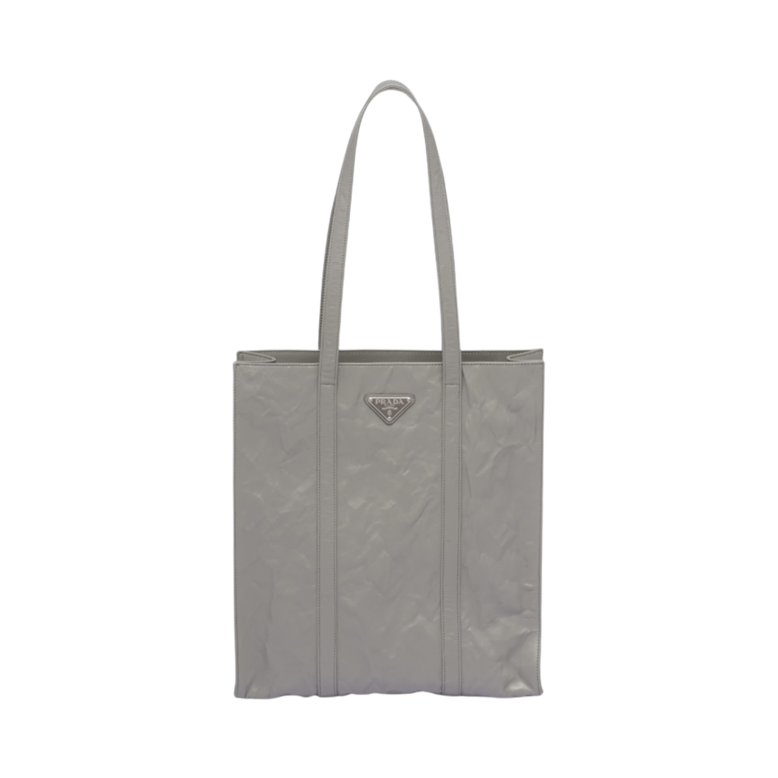프라다 스몰 앤티크 나파 레더 토트 슬레이트 그레이(Prada Small Antique Nappa Leather Tote Slate Gray) - 1