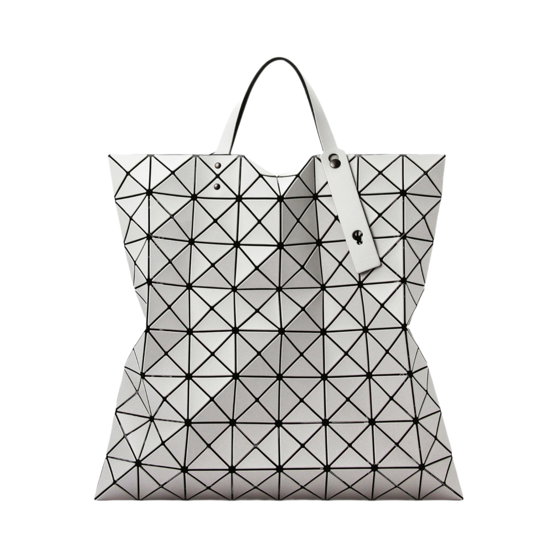 AG682-11 Bao Bao Issey Miyake Lucent Matte Tote Bag Light Grey