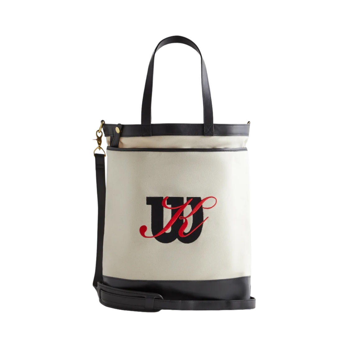 키스 x 윌슨 레더 트림 두 올 토트백 화이트 알리섬(Kith x Wilson Leather Trimmed Do All Tote White Alyssum)