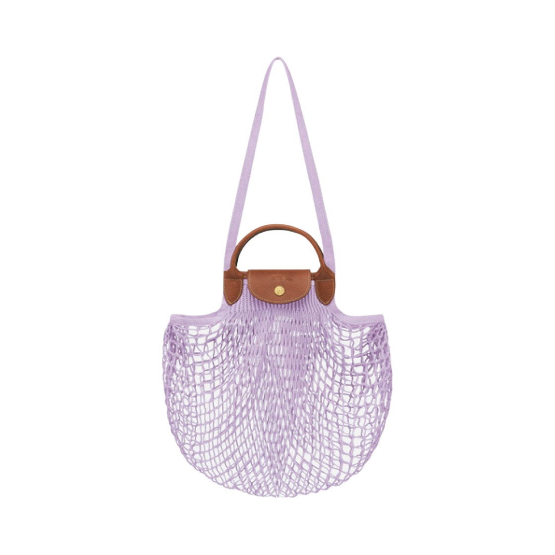 롱샴 르 플리아쥬 필렛 탑 핸들백 라일락(Longchamp Le Pliage Filet Top Handle Bag Lilac) - 1