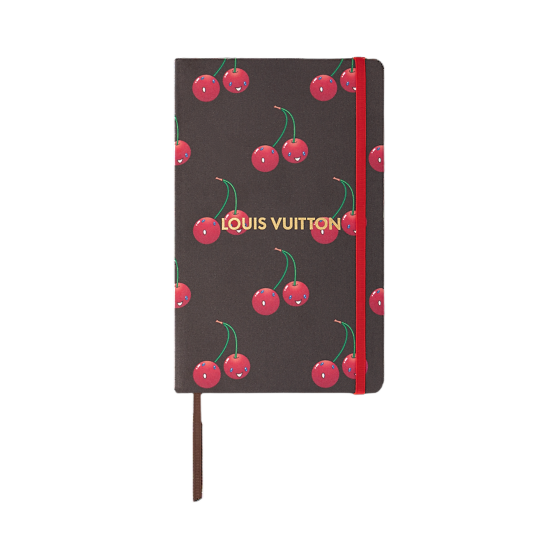 GI1371 Louis Vuitton x Murakami Takashi Jane Notebook MM Brown