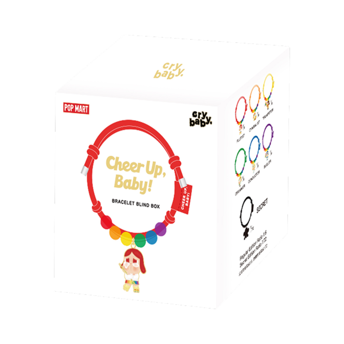 팝마트 크라이베이비 치얼 업, 베이비! 시리즈 팔찌 미개봉 랜덤박스 (1개입)