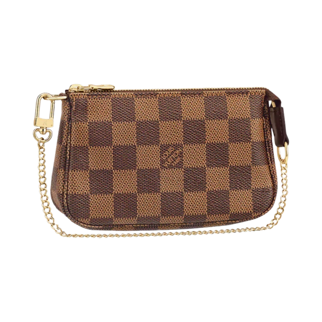 N58009 Louis Vuitton Mini Pochette Accessoires Damier Ebene