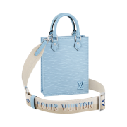 Louis Vuitton Petit Sac Plat Epi Bleu Nuage