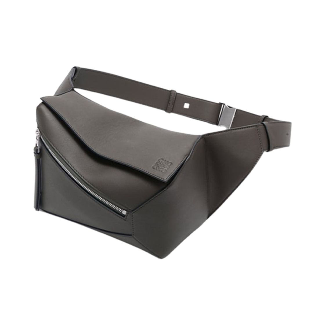 로에베 클래식 카프스킨 스몰 퍼즐 범백 다크 그레이(Loewe Small Puzzle Bumbag in Classic Calfskin Dark Grey) - 2
