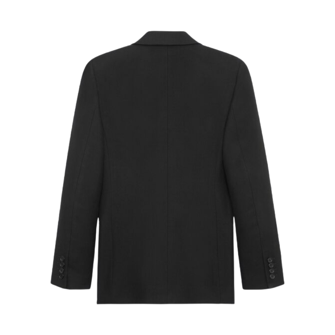 생로랑 울 개버딘 자켓 블랙(Saint Laurent Wool Gabardine Jacket Black) - 2