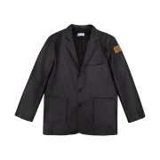 MUCENT Duns Daddyfit Blazer Leather Jacket Black