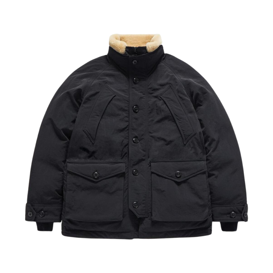 이스트로그 시어링 폴라 다운 파카 블랙(Eastlogue Shearling Polar Down Parka Black)