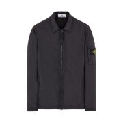 Stone Island 10223 Crinkle Reps Nylon Garment Dyed Overshirt Black - 22FW