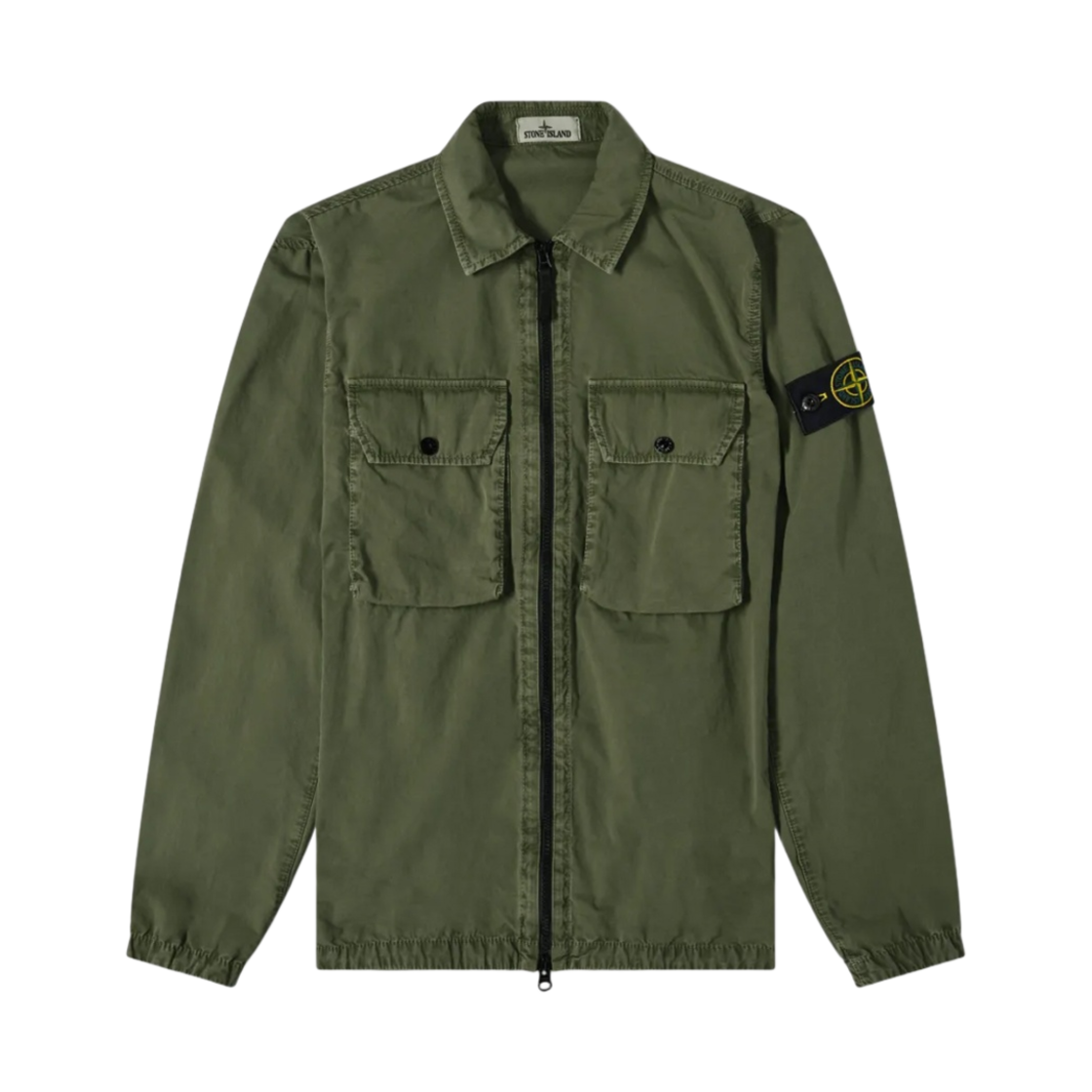 스톤 아일랜드 113WN 올드이펙트 오버셔츠 세이지 그린 - 21FW(Stone Island 113WN T.CO+OLD Overshirt Sage Green - 21FW) - 1