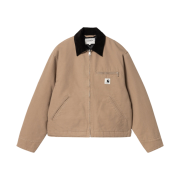 (W) Carhartt WIP Organic Cotton Dearborn Canvas OG Detroit Jacket Peanut Black Rinsed - Winter
