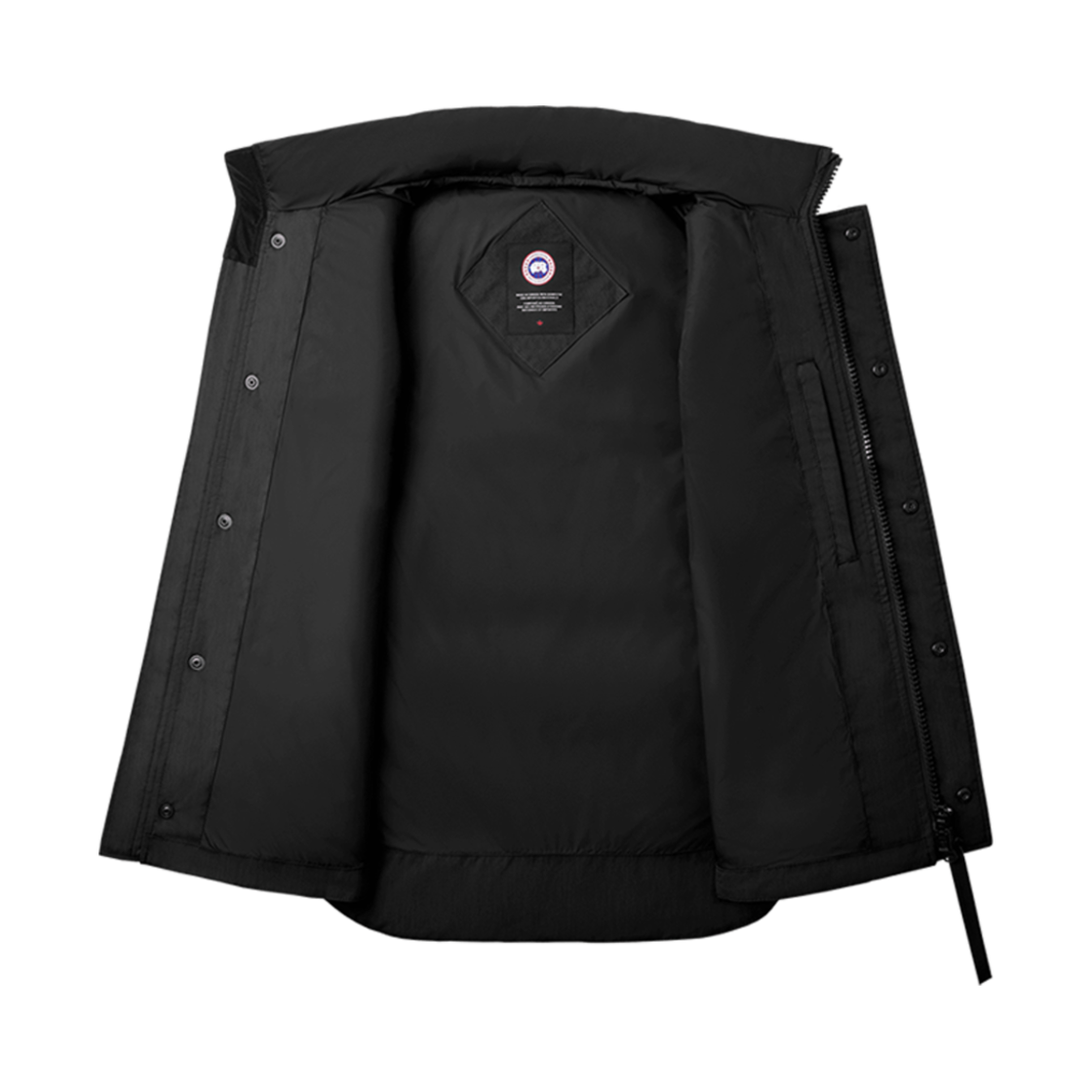 캐나다 구스 가슨 베스트 크링클 코튼 블랙(Canada Goose Garson Vest Crinkle Cotton Black) - 2