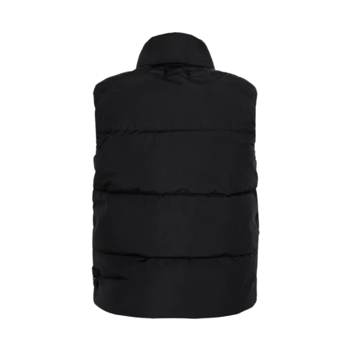 (키즈) 스톤 아일랜드 G0123 크링클랩스 리사이클 나일론 다운 베스트 블랙 - 24F((Kids) Stone Island G0123 Crinkle Reps Recycled Nylon Down Vest Black - 24FW) - 2