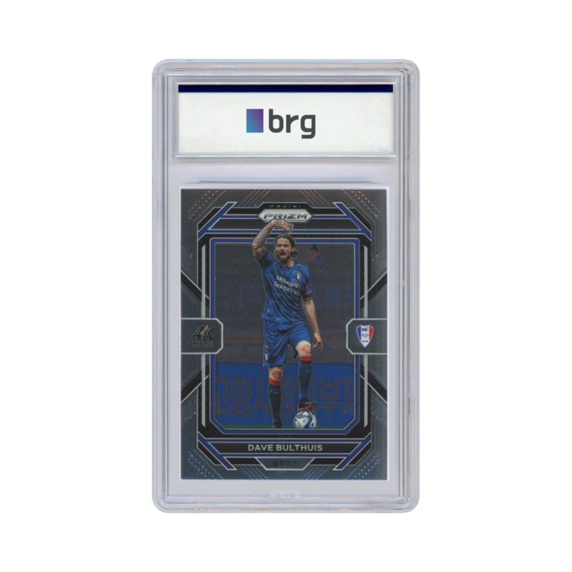 파니니 프리즘 K 리그 K 리그 1 #154 수원 삼성 블루윙즈 불투이스 베이스 축구 카드 2023(Panini Prizm K League K League 1 #154 Suwon Samsung Bluewings Dave Bulthuis Base Soccer Card 2023)