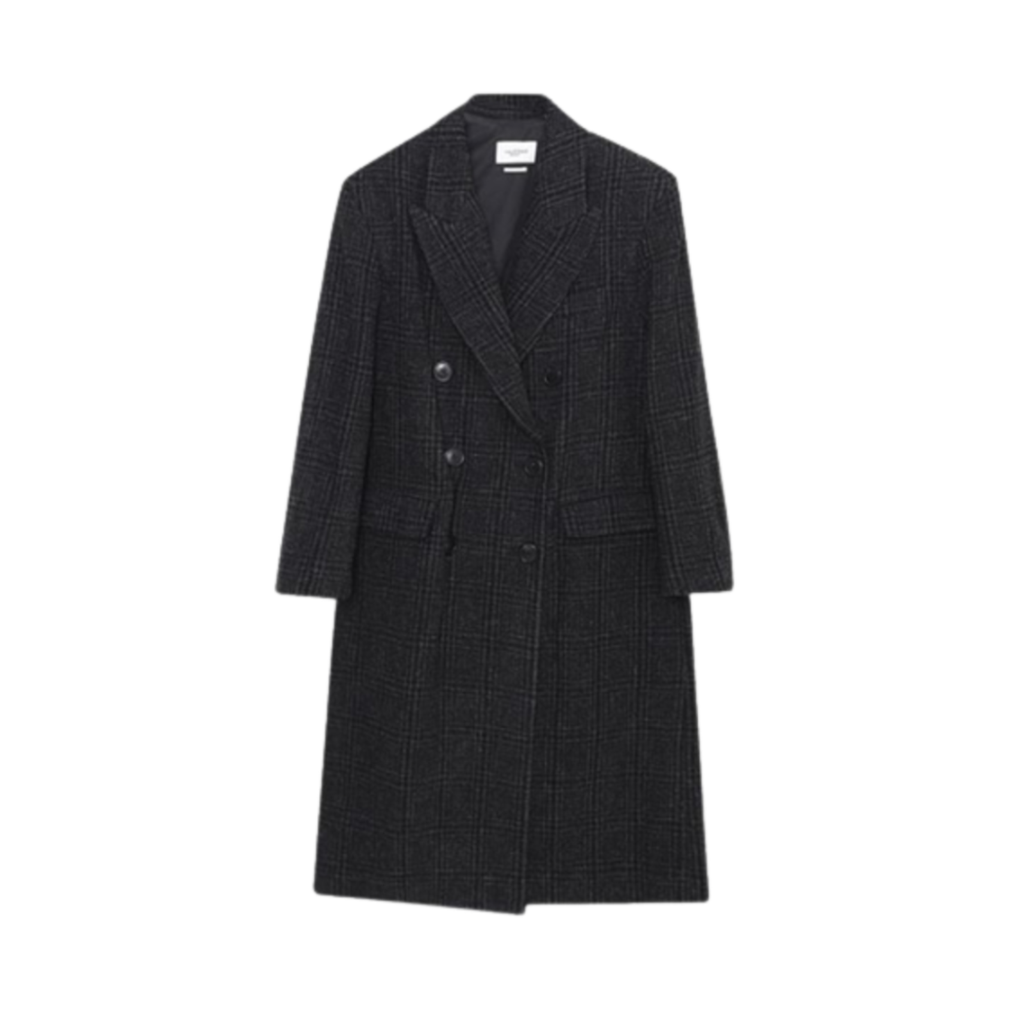 MA1292-22A011E-02AN (W) Isabel Marant Lojima Wool Coat Anthracite - 22FW