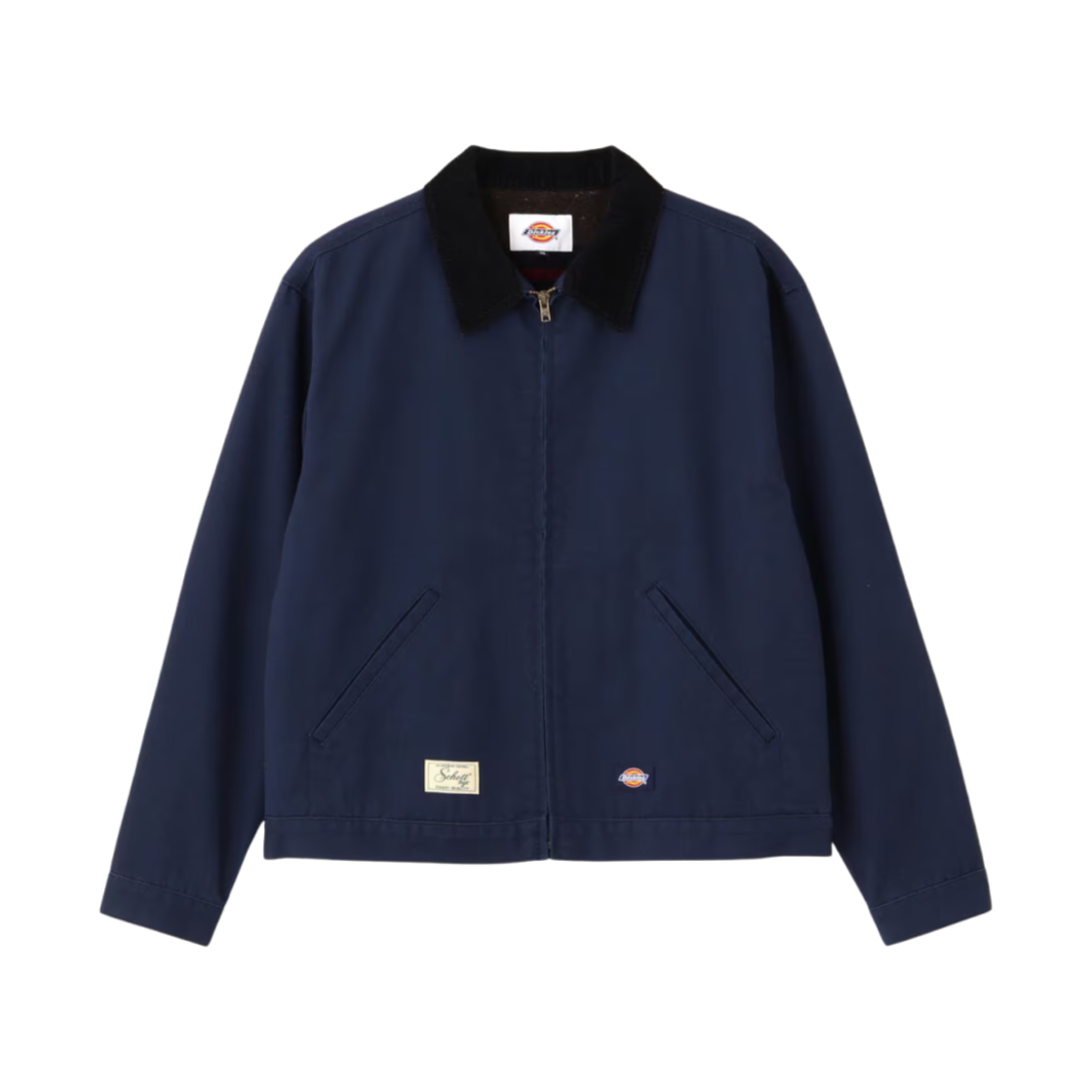 디키즈 x 쇼트 T/C 트윌 워크 자켓 네이비(Dickies x Schott T/C Twill Work Jacket Navy)