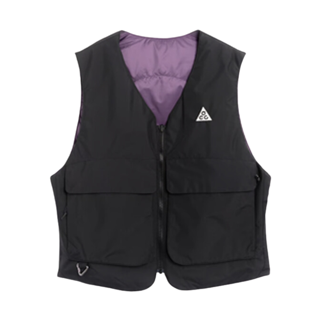 나이키 ACG 프리마로프트 스컬 피크 리버서블 베스트 블랙 다크 레이즌 - US/EU(Nike ACG Primaloft Skull Peak Reversible Vest Black Dark Raisin - US/EU)
