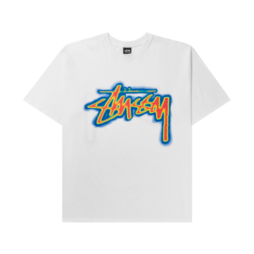 스투시 써멀 스탁 티셔츠 화이트 | Stussy | KREAM