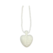 Chrome Hearts Silichrome CH Heart Pendant White - 2023