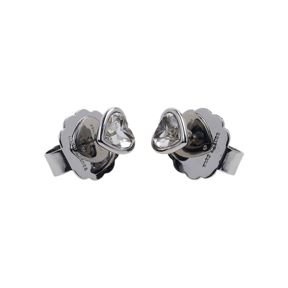 (W) 마크 제이콥스 더 참드 하트 스터드 이어링 실버((W) Marc Jacobs The Charmed Heart Stud Earrings Silver)