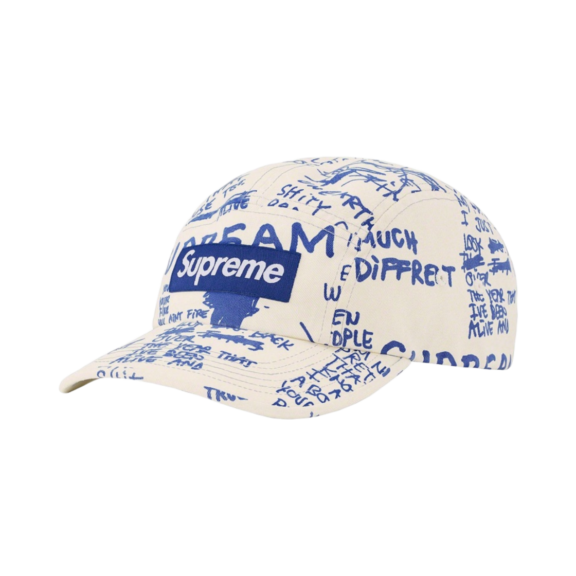 슈프림 곤즈 포엠 캠프캡 화이트 - 23SS(Supreme Gonz Poems Camp Cap White - 23SS) - 1