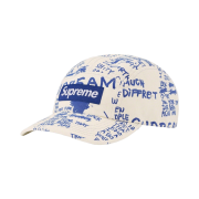 Supreme Gonz Poems Camp Cap White - 23SS