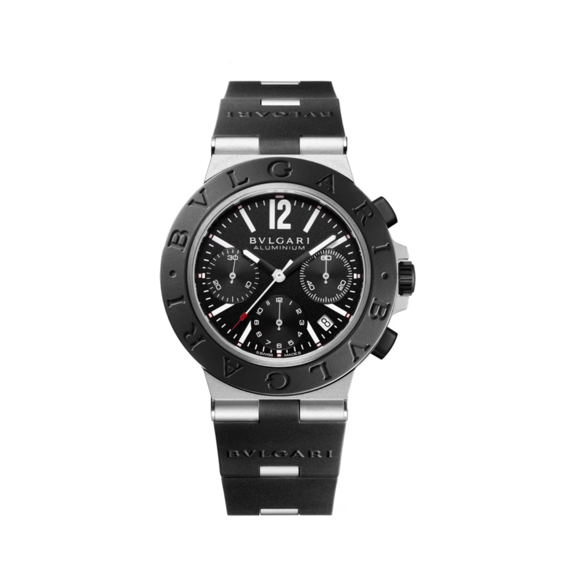 불가리 알루미늄 41mm 워치 블랙(Bulgari Aluminium 41mm Watch Black)