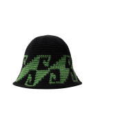 Stussy Waves Knit Bucket Hat Black