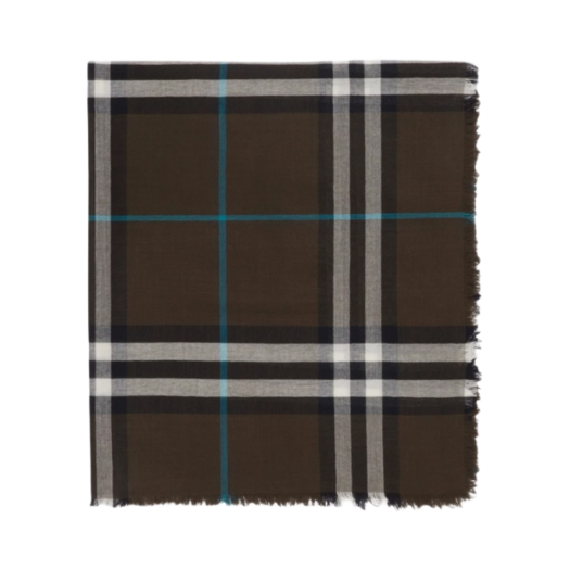 (W) Burberry Check Wool Scarf Snug
