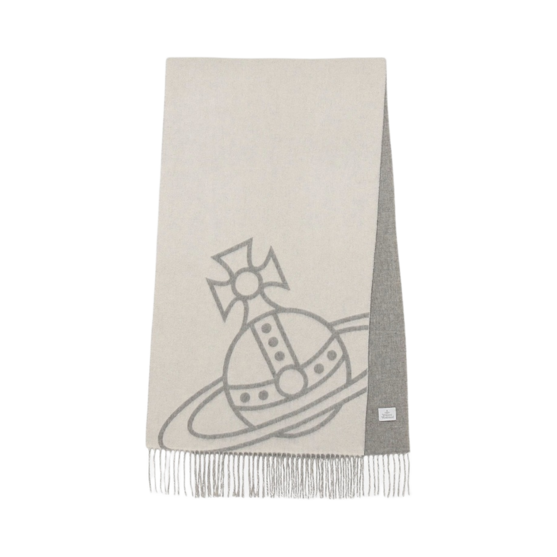 비비안 웨스트우드 리버시블 울 머플러 오프 화이트(Vivienne Westwood Reversible Wool Muffler Off White)