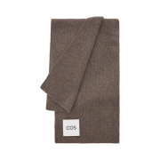 COS Cashmere Blend Muffler Brown