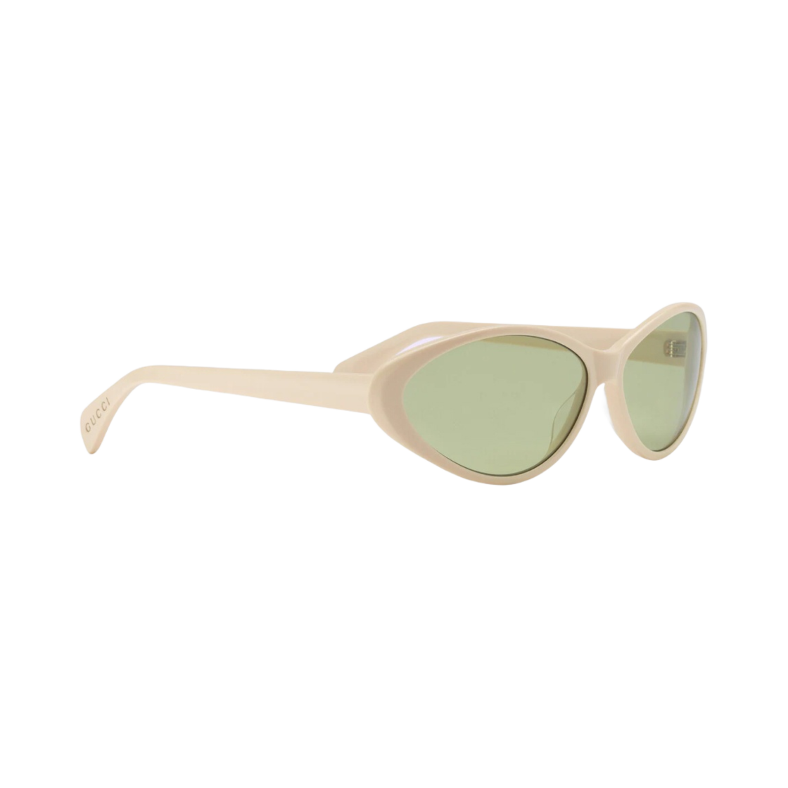 구찌 캣 아이 프레임 선글라스 화이트 아세테이트(Gucci Cat Eye Frame Sunglasses White Acetate) - 2
