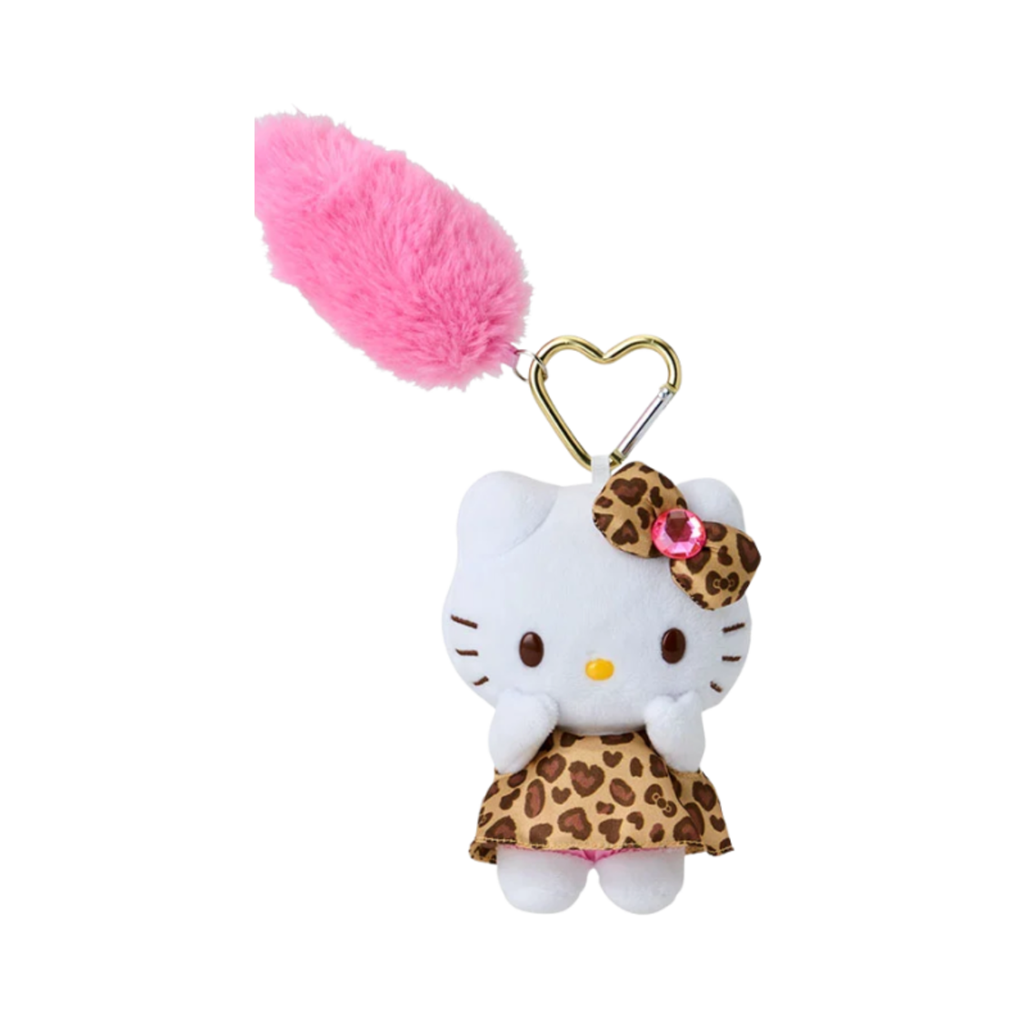 707040 Sanrio Hello Kitty Mascot Leopard Key Holder with Tail