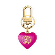 Louis Vuitton LV Beloved Family Key Holder and Bag Charm Gold Pink