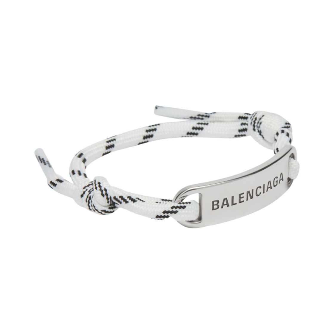 (W) 발렌시아가 플레이트 브레이슬릿 화이트((W) Balenciaga Plate Bracelet White) - 2