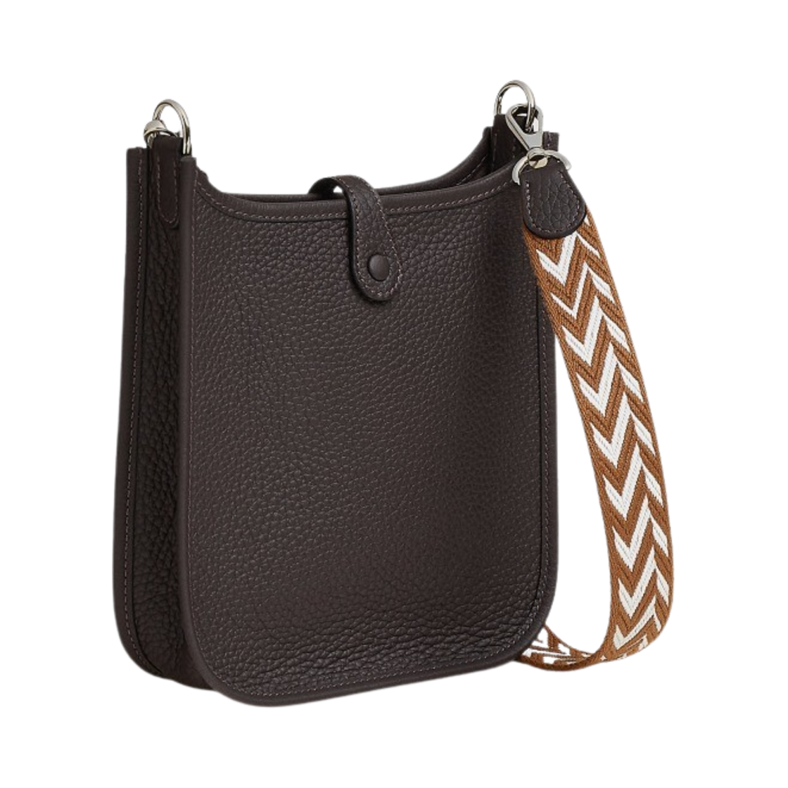 에르메스 에블린 16 아마존 백 클레망스 & 팔라듐 하드웨어 마카사르 골드 블랑(Hermes Evelyne 16 Amazone Bag Clemence & Palladium Macassar Gold Blanc) - 3