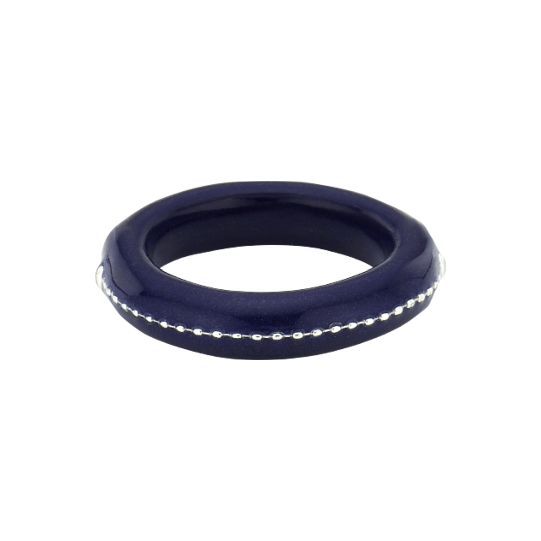 엔프프 실버 레이디언스 링 네이비