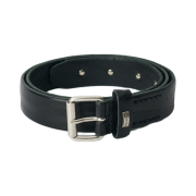 Our Legacy 3cm Belt Arrow Head Black Leather