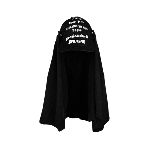 23-AC012_BLACK Resurrection13 Remake T-Shirt Mixed Ballcap Black
