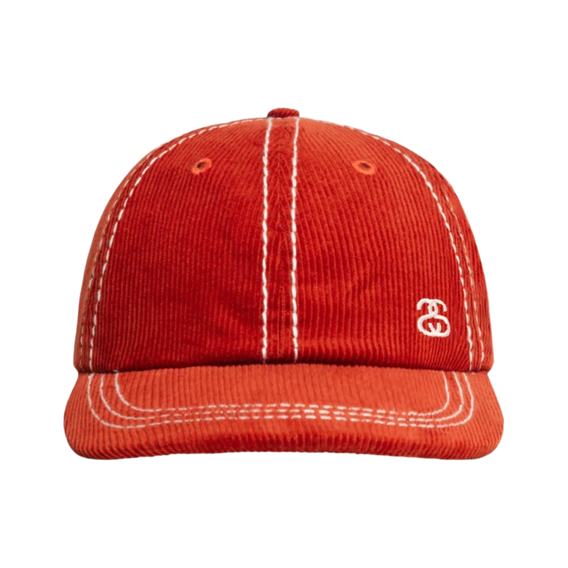1311156 Stussy Low Profile SS-Link Stiched Strapback Rust