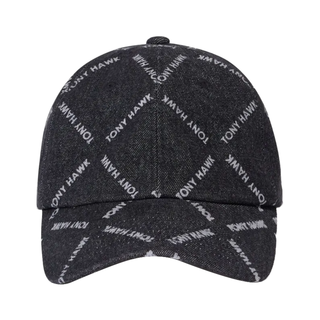 토니호크 데님 올오버 베이스볼 캡 블랙(TONYHAWK Denim All Over Baseball Cap Black)