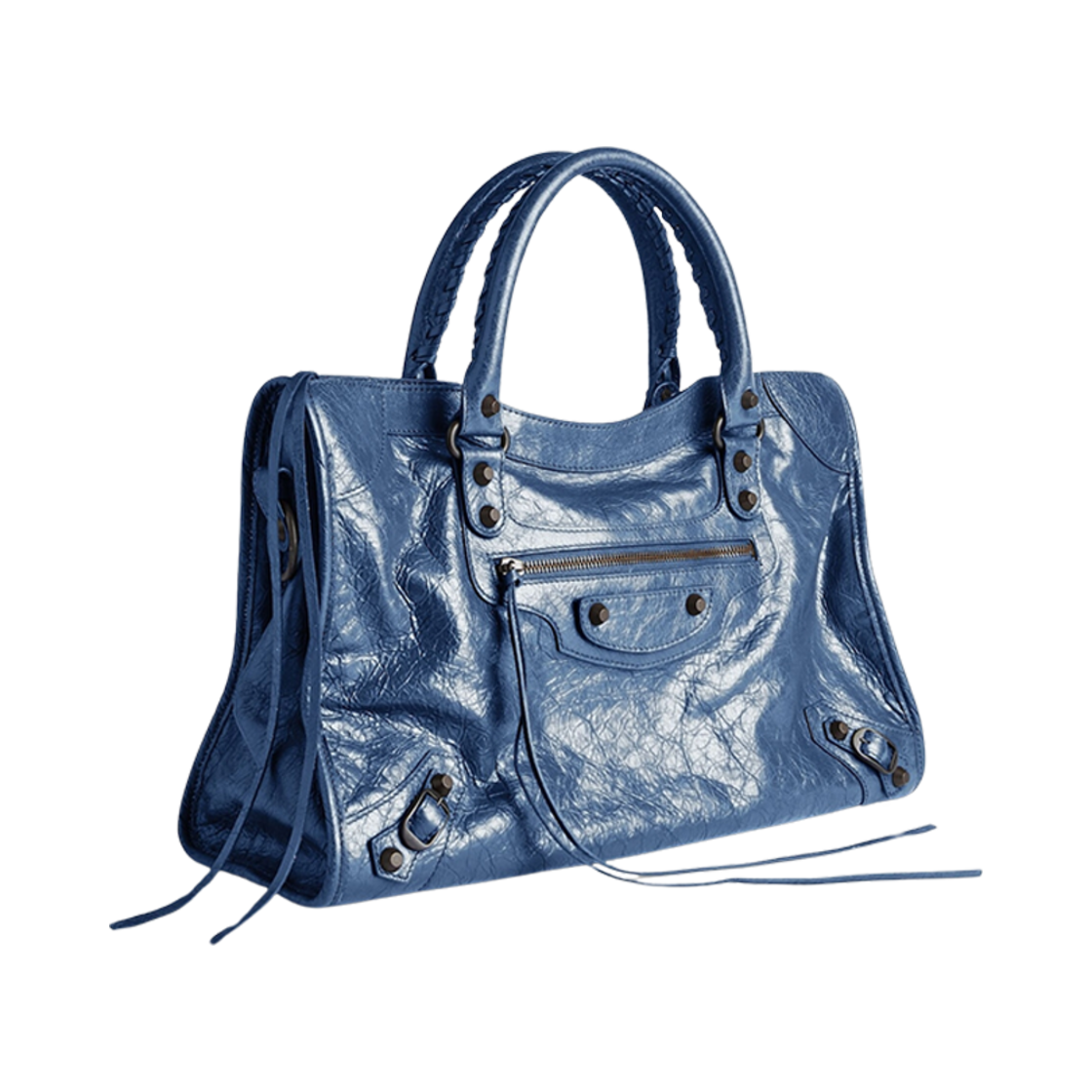 (W) 발렌시아가 르 시티 미디움 백 미네랄 블루((W) Balenciaga Le City Medium Bag Mineral Blue) - 2