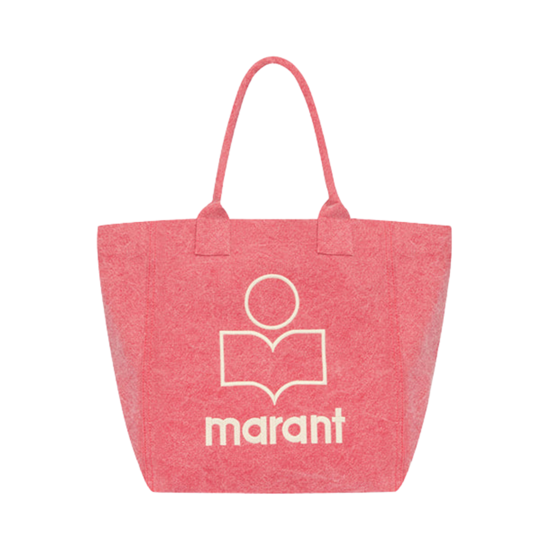 PM0002FA-A1X19M-86BY Isabel Marant Small Yenky Logo Tote Bag Berry - 25SS