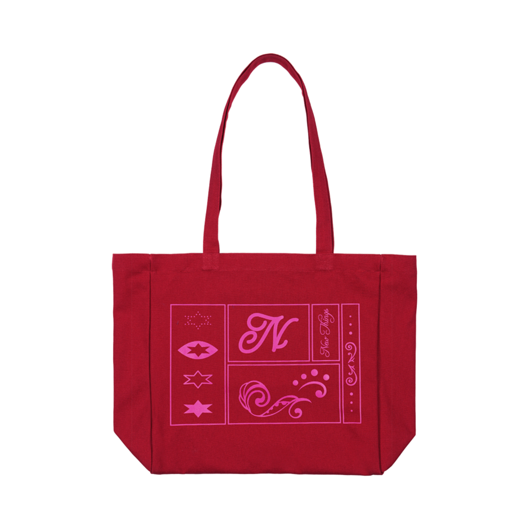 Nff426 Nff New Things Canvas Bag Red