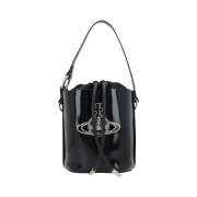 Vivienne Westwood Daisy Drawstring Bucket Bag Black