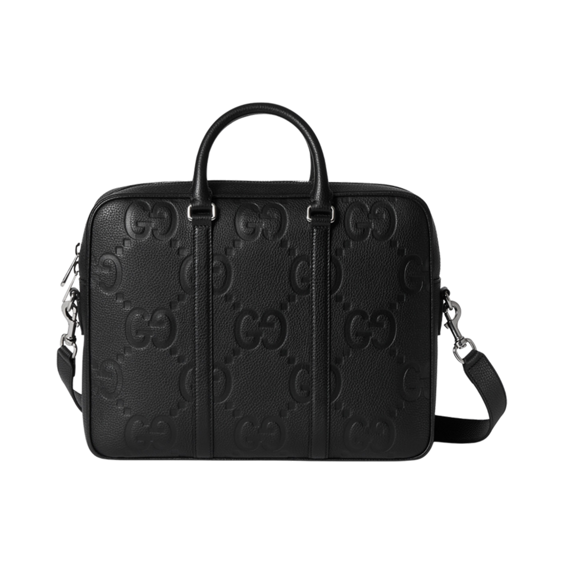 792264-AABY0-1000 Gucci Jumbo GG Briefcase Black - 대표 이미지 #1