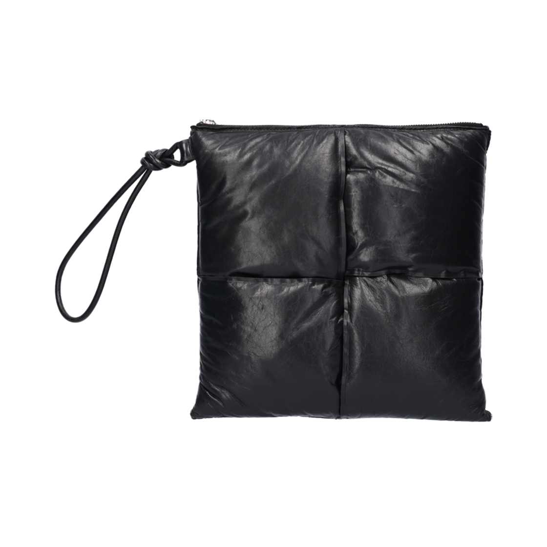 [B등급] 보테가 베네타 630349 맥시 파우치 클러치백 블랙