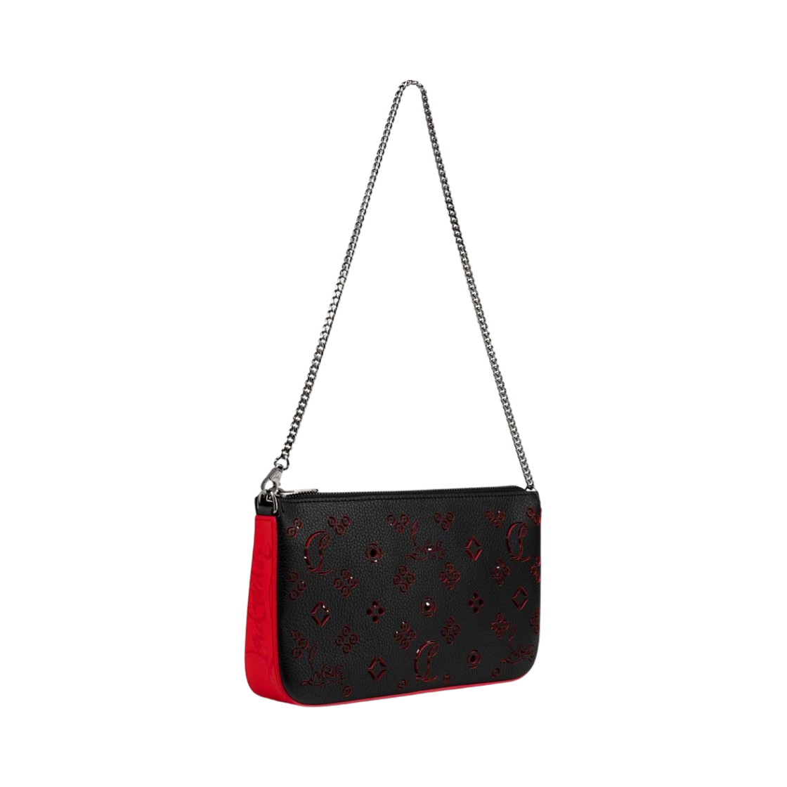 크리스찬 루부탱 루빌라 카프 레더 파우치 블랙(Christian Louboutin Loubila Calf Leather Pouch Black) - 4
