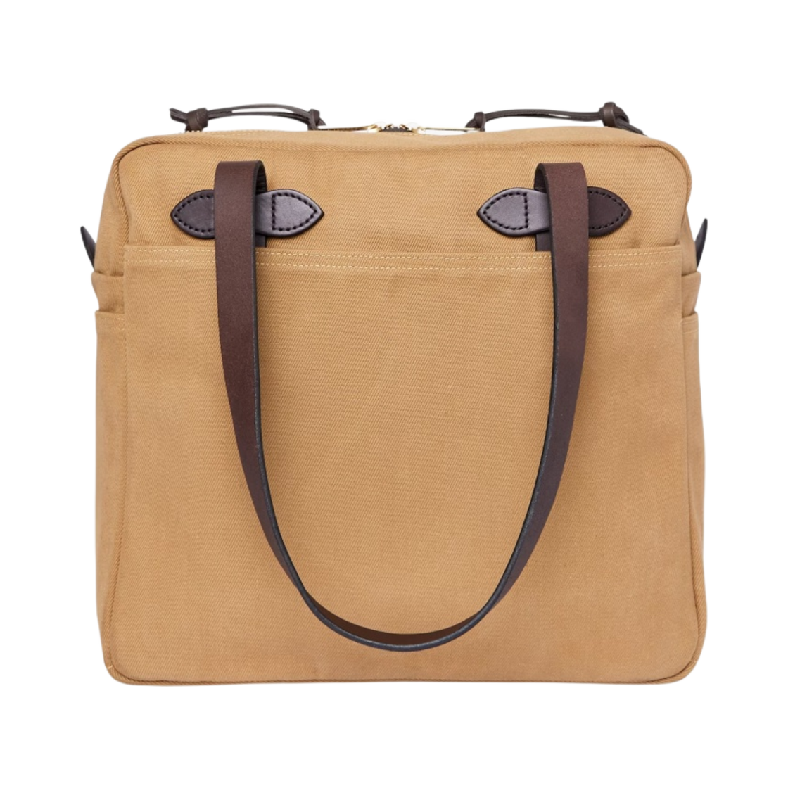 11070261 Filson Rugged Twill Tote Bag with Zipper Tan
