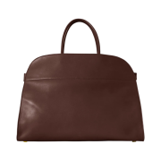 The Row Margaux 17 Bag in Leather Burgundy